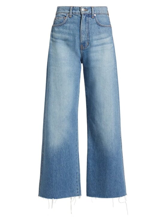 Veronica Beard Denim - NWT Veronica Beard Taylor in Enough Said High Rise Wide-Leg Cropped Jeans 28